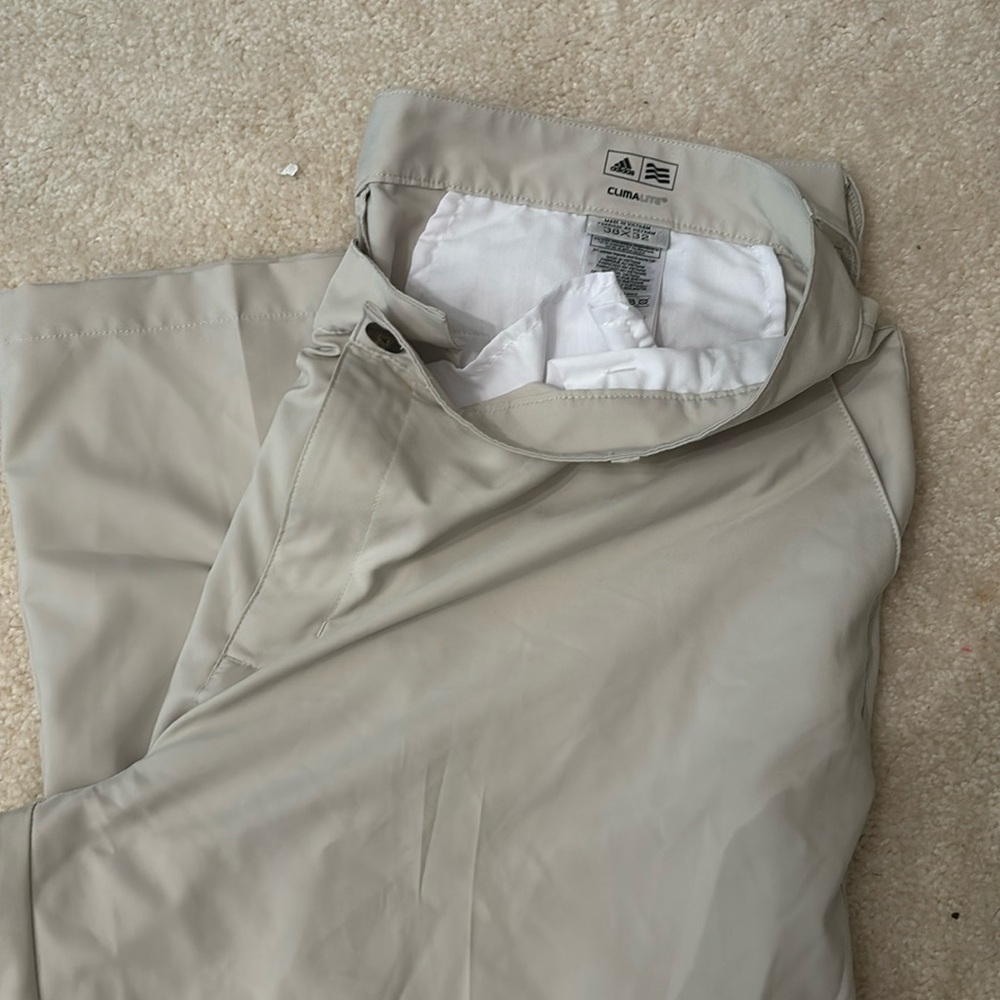 Adidas climalite tan pants